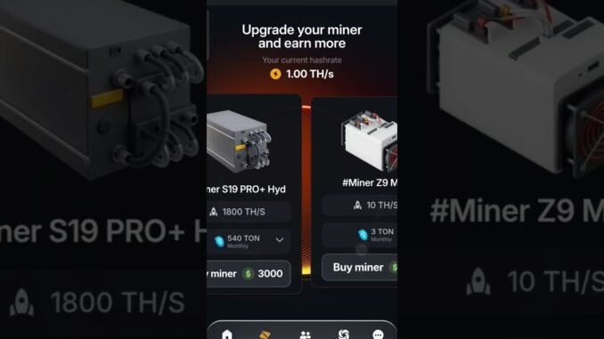 Free Crypto Mining Telegram Bot | Earned 2$ worth Bitcoin in just hour #cloudmining #shorts