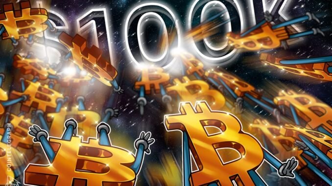 Bitcoin traders’ evolving view of BTC’s role in every portfolio bolsters $100K support