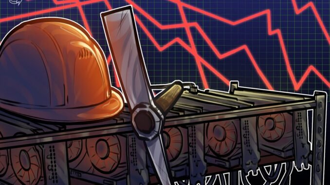 Crypto mining stocks plunge as Fed warns of ‘difficult tradeoffs’