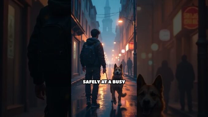 Haunted Alley: The Silver-Muzzled Guide #ai #dog #dogsoftiktok #fyp #pets #goldenretriever