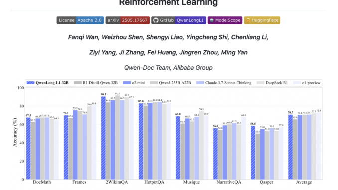 Qwen Researchers Proposes QwenLong-L1: A Reinforcement Learning Framework for Long-Context Reasoning in Large Language Models