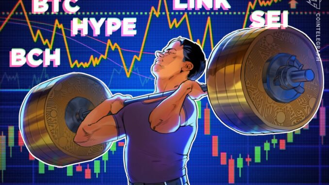 Bitcoin Chases New Highs As LINK, BCH, HYPE, SEI Breakout