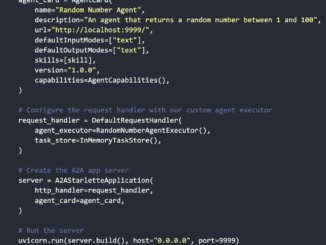 Building an A2A-Compliant Random Number Agent: A Step-by-Step Guide to Implementing the Low-Level Executor Pattern with Python