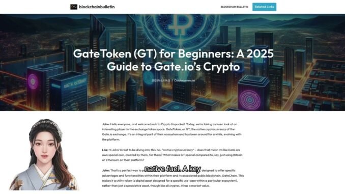 GateToken (GT) for Beginners: A 2025 Guide to Gate.io's Crypto