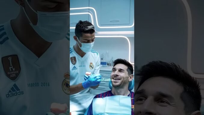 Messi or Ronaldo  funny video #football #messivsronaldo #messi #ronaldo #ai #news