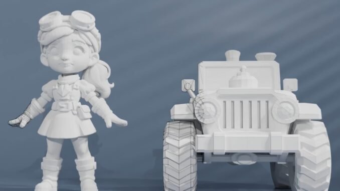 A model for 'art-grade' 3D assets