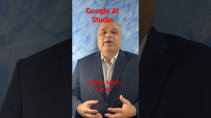 Learn Python Coding with AI! 🤖 | Google AI Studio Tutorial for Beginners 🔥#shortshindi #shorts