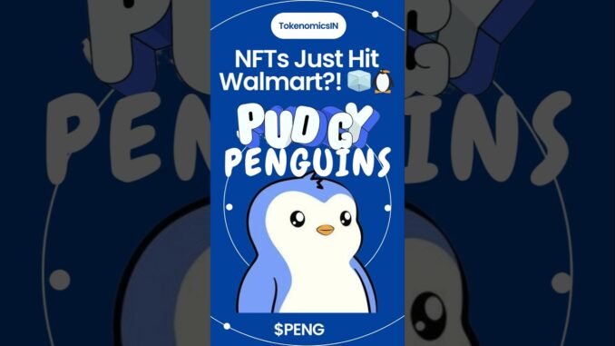 Pudgy Penguins NFTs Just Hit Walmart?! 🧊🐧 #shorts #bitcoin #crypto #cryptocurrency