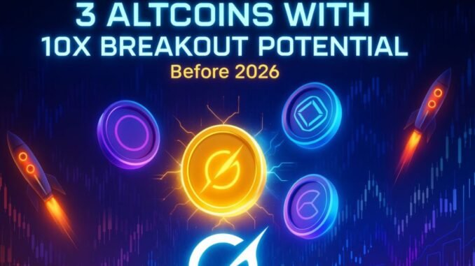 Grok Unveils 3 Altcoins With 10x Breakout Potential Before 2026