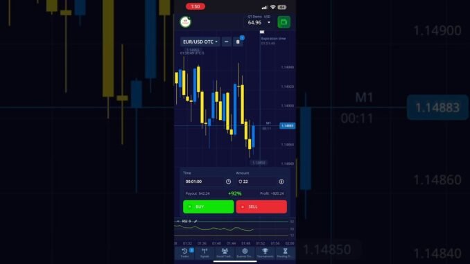 Trading on Pocket Option Strategy for Beginners #trading #cryptocurrencytrading #crypto #autotrade