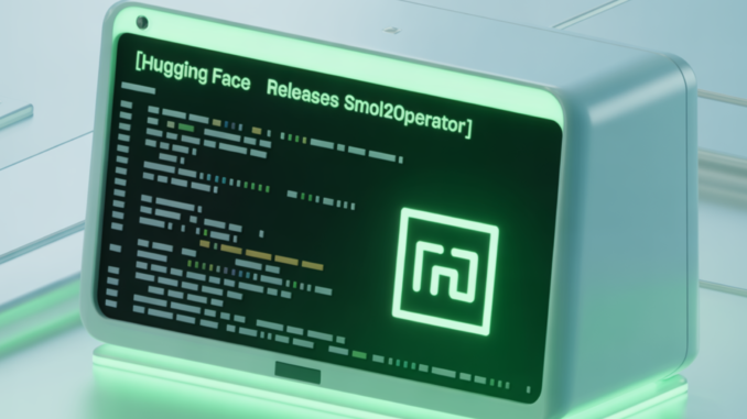 Hugging Face Releases Smol2Operator: A Fully Open-Source Pipeline to Train a 2.2B VLM into an Agentic GUI Coder