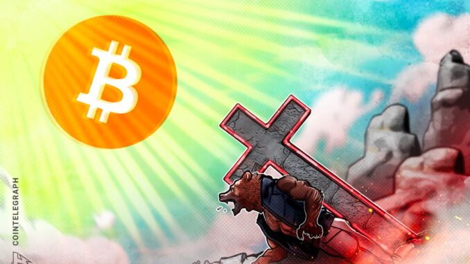 Key Metric Shows Bitcoin Bulls in Trouble, With $60K Price Target Appearing