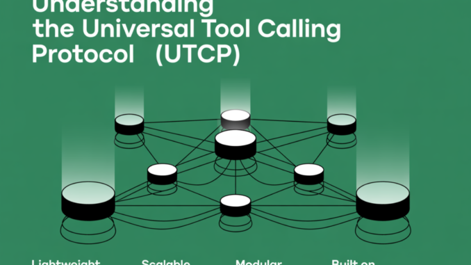 Understanding the Universal Tool Calling Protocol (UTCP)