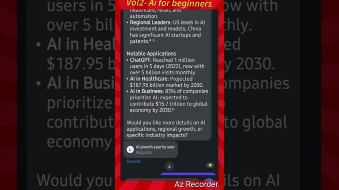 Artifial Intelligence  "Volume 2 Intro for Ai beginners " continued from Volume 1 Ai for beginners