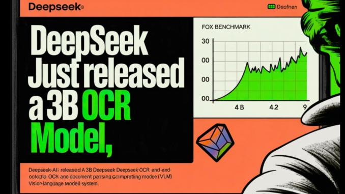 DeepSeek Just Released a 3B OCR Model: A 3B VLM Designed for High-Performance OCR and Structured Document Conversion