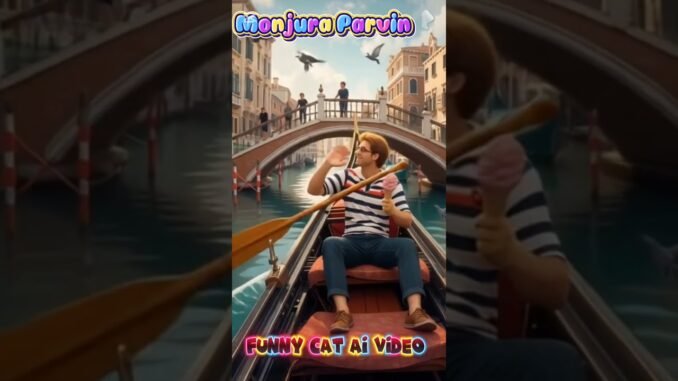 Funny cat ai video #cat #cartoon #animals #superhero #funny #cute #ai #news #shorts