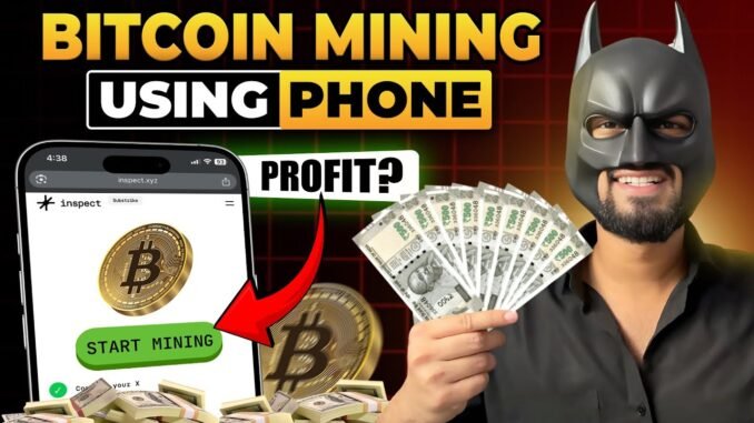 How to mine Bitcoin on Phone | Crypto Mining for Beginners | Bitcoin Mining App