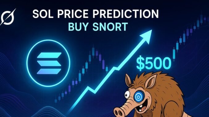 Solana to $500? Grok's Prediction as Snorter Token Could Be Next Crypto to Explode