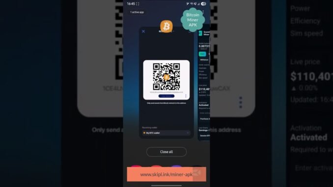 ⚡ ACTIVE Bitcoin Mining Simulator! 📈 #Bitcoin #Crypto #PassiveIncome