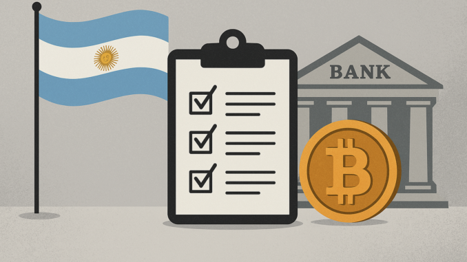 Argentina moves to reshape crypto rules as banks prepare for Bitcoin services