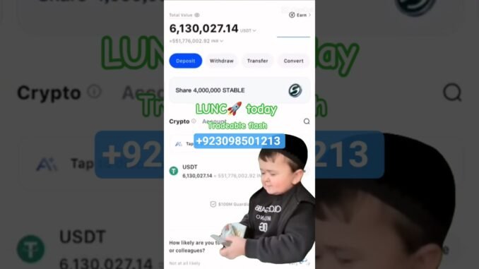 For Awareness Only  Educational Content flash usdt trade crypto News today #flashusdt #traditional