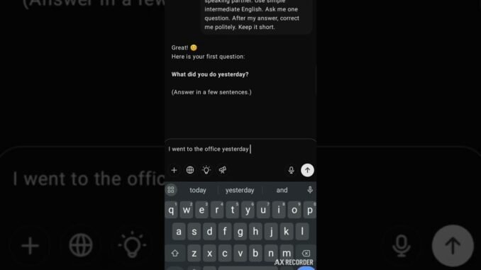 Use AI can Pratice english for beginners