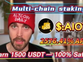 Earn 2576.41% Annual Yield with AIOT Staking! Simple, No-Risk Mining Guide
