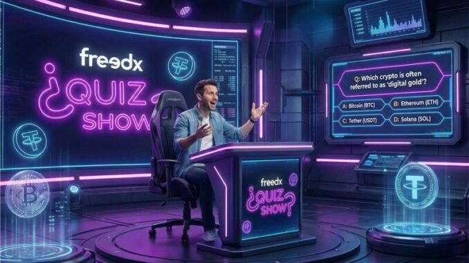 Freedx to Launch First Ever Live Crypto Quiz Show on Twitch