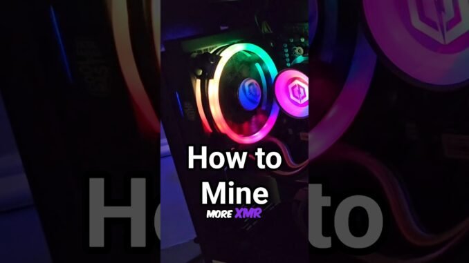 Back to Basics: CPU Mining Monero in 2026 #shorts #cpumining #crypto