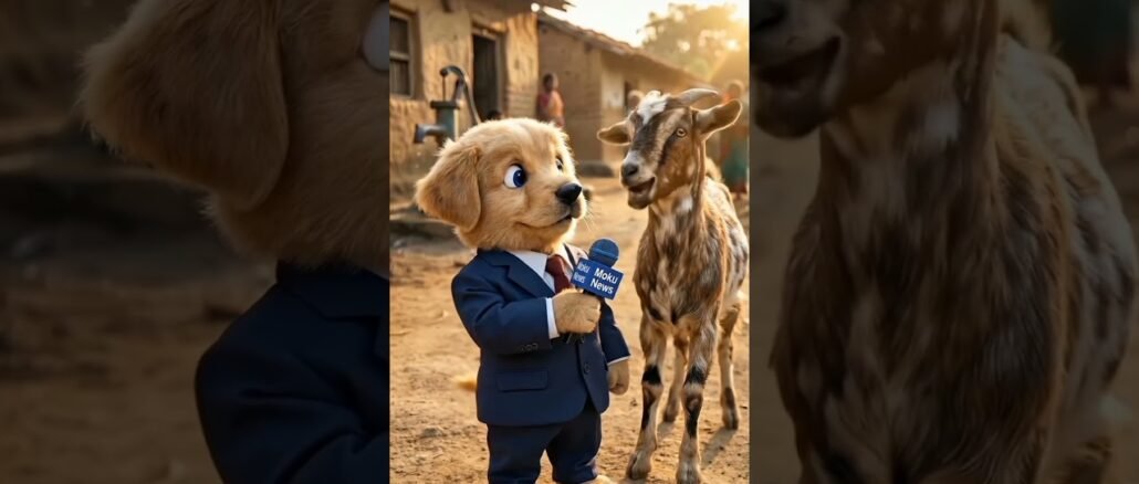Goat Roasts a News Reporter 😂🐐 | Moku News Parody | UltaPulta AI