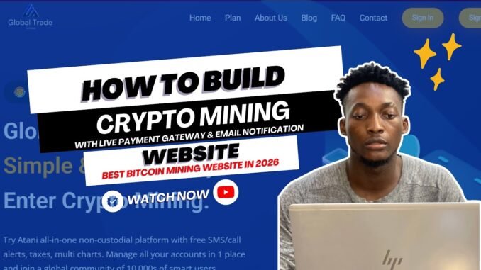 How to Create a Crypto Mining Website in 10 Minutes