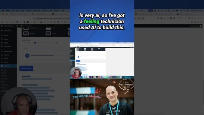 Is AI Crafting Instructional Guides Now #ai #coding #wordpress