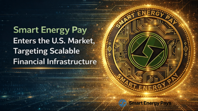 Smart energy pays enters the u.S. Market, targeting scalable financial infrastructure